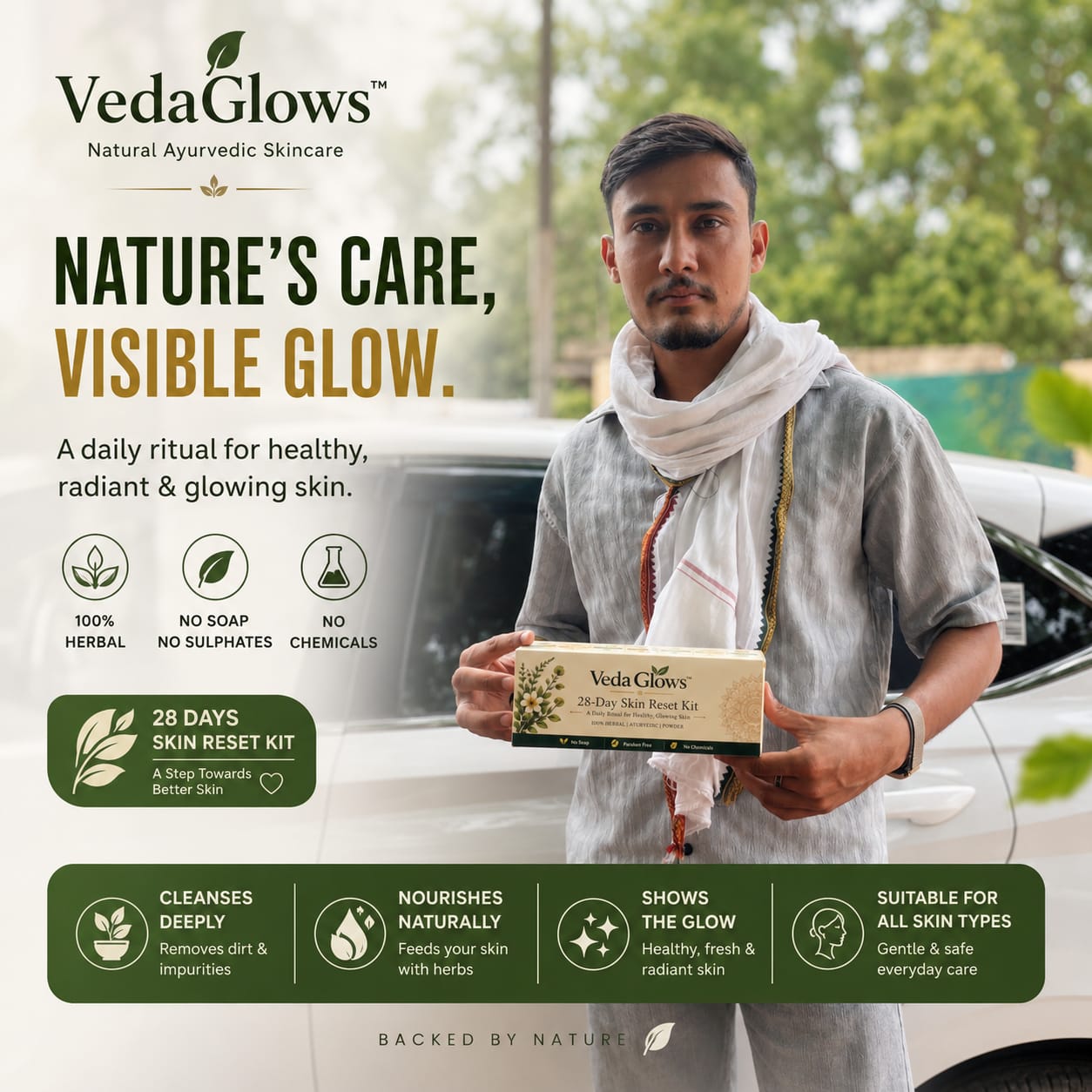 Verified VedaGlows customer